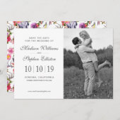 Hirschschädel, Blume & Traumfänger - Rett der D Save The Date (Vorne/Hinten)