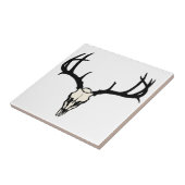 Hirschschädel Fliese (Seite)