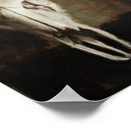 Hirschschädel Poster (Ecke)