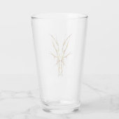 Hirschschädel-Stammbauweise für Gold von Hirschjäg Glas (Rückseite)