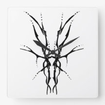 Hirschschädel-Stammbauweise für Hirschjäger schwar