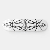 Hirschschädel-Stammbauweise für Hirschjäger schwar Skateboard (Horizontal)