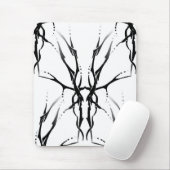 Hirschschädel Stammes-Tätowierungsdesign Digitaler Mousepad (Mit Mouse)
