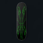 Hirschschädel - Tattoo - grün und schwarz Skateboard<br><div class="desc">Hirschskull Tribal Tattoo Skateboard - grün von Travis L. Lagasse von Flowstone Graphics.</div>