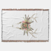 Hirschschädel und Blume Decke (Vorderseite)