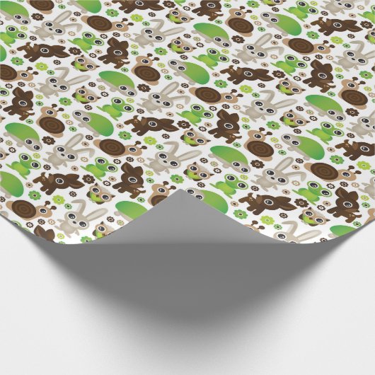 Hirschschildkröte Geschenkpapier (Ecke)