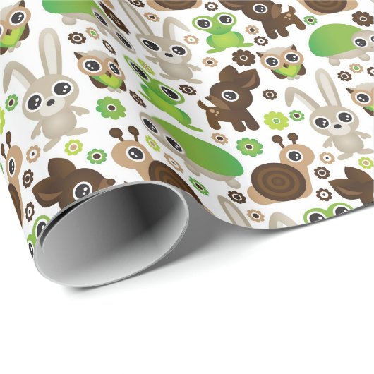 Hirschschildkröte Geschenkpapier (Rolleneckpunkt)