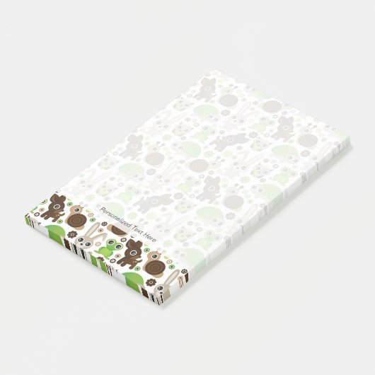 Hirschschildkröte Post-it Klebezettel (angewinkelt)