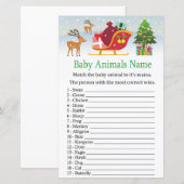 HirschSchlitten mit Geschenken Baby Animals Name G (Vorne/Hinten)