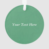 Hirschschschnee Winterlandschaft Pine Tree Ornament (Rückseite)