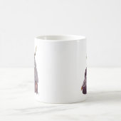 Hirschschweine im Lila Kaffeetasse (Mittel)