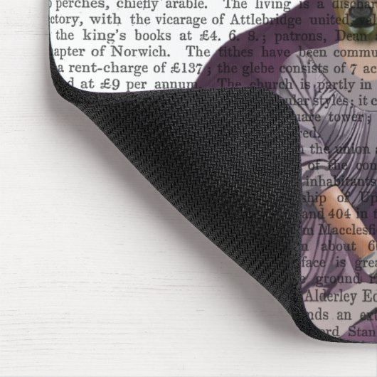 Hirschschweine im Lila Mousepad (Ecke)