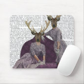 Hirschschweine im Lila Mousepad (Mit Mouse)