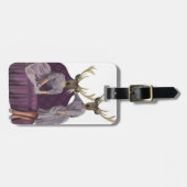 Hirschschweine in Lila Kleider.jpg Gepäckanhänger (Vorderseite horizontal)