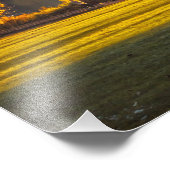 Hirschsee im Herbst Fotodruck (Ecke)