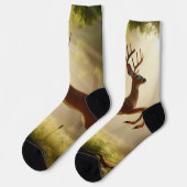 Hirschsocken Socken (Linkes Detail)
