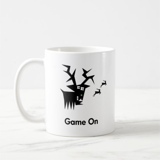 Hirschspiel Kaffeetasse (Links)