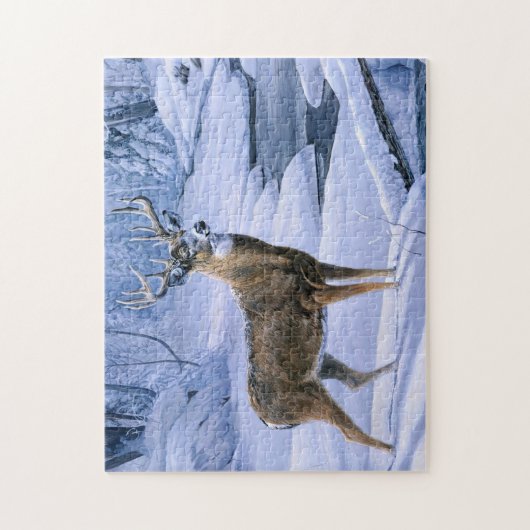 Hirschspielpuzzle Puzzle (Vertikal)