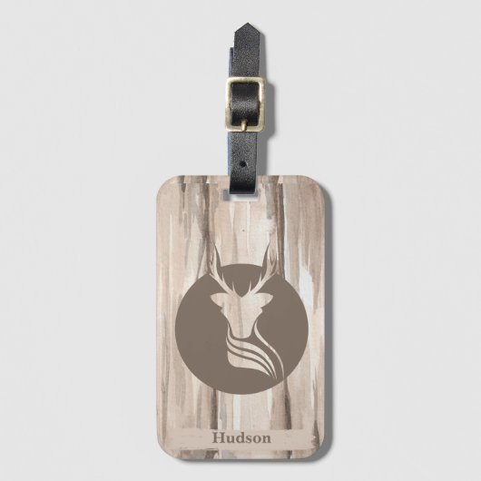 Hirschspuren iPhone/iPad-Gehäuse Gepäckanhänger (Vorderseite Vertikal)