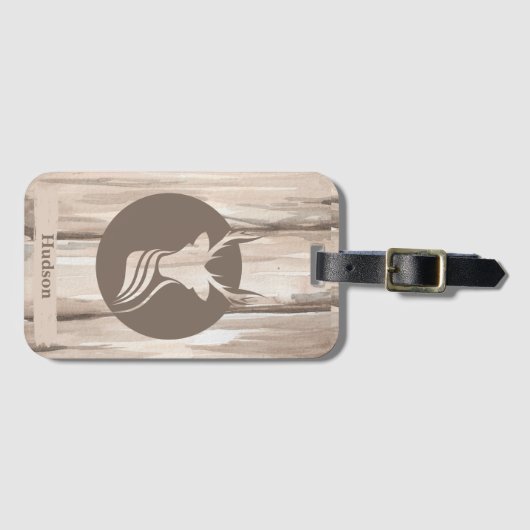 Hirschspuren iPhone/iPad-Gehäuse Gepäckanhänger (Vorderseite (Horizontal))