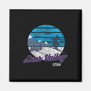 Hirschtal Park Stadt Utah Usa Snowboarden Magnet