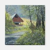 "Hirschüberquerung" Magnet (Vorne)