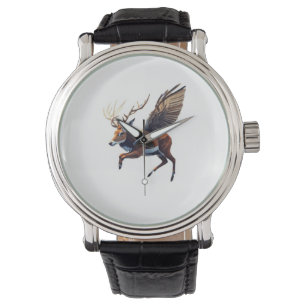 Hirschwache Armbanduhr