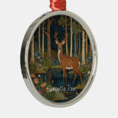 Hirschwald Ornament Aus Metall (Rechts)