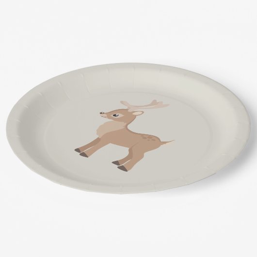 Hirschwald Pappteller (Schrägansicht)