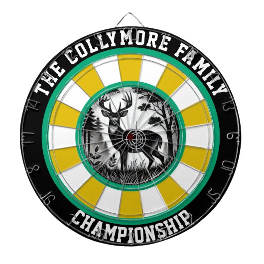Hirschwald - Wanddekor Dartscheibe (vorne)