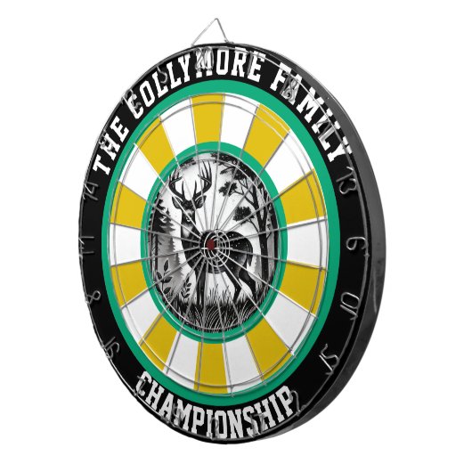 Hirschwald - Wanddekor Dartscheibe (Vorderseite rechts)