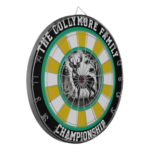 Hirschwald - Wanddekor Dartscheibe (Vorderseite Links)