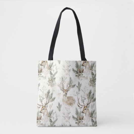 Hirschwald-Weihnachten Tasche (Vorderseite)