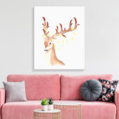 Hirschwandkunst Leinwanddruck (Insitu (Wohnzimmer))