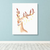 Hirschwandkunst Leinwanddruck (Insitu (Holzboden))