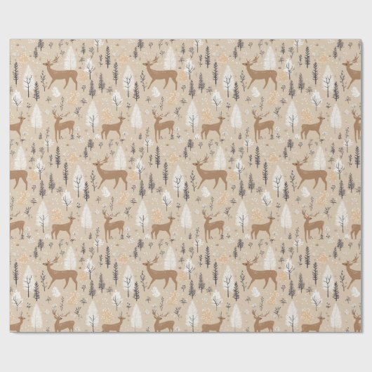 Hirschweih Geschenkpapier (Flach)