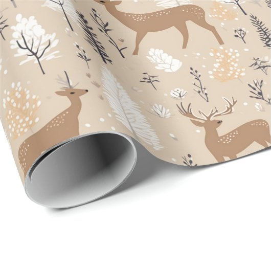 Hirschweih Geschenkpapier (Rolleneckpunkt)