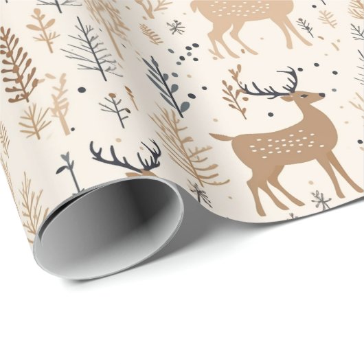 Hirschweih Geschenkpapier (Rolleneckpunkt)