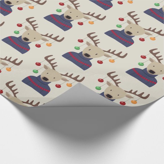 Hirschweih Geschenkpapier (Ecke)