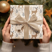 Hirschweih Geschenkpapier