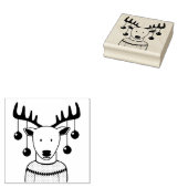 Hirschweih Gummistempel (Stempel)