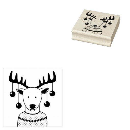 Hirschweih Gummistempel (Stempel)