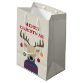 Hirschweih Mittlere Geschenktüte (Rückseite Schrägansicht)