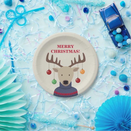 Hirschweih Pappteller (Party)