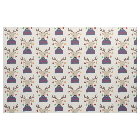 Hirschweih Stoff (Fat Quarter (45,7 x 55,9 cm))