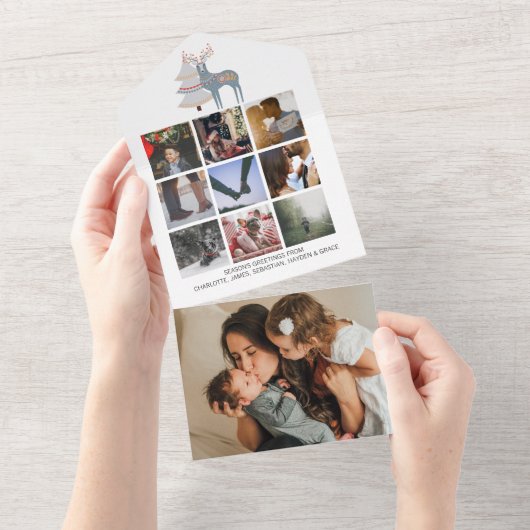 Hirschweihbaum Personalisiert in einer Karte (Abreißen)