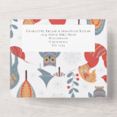 Hirschweihbaum Personalisiert in einer Karte (Rückseite)