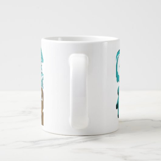 Hirschwinter Jumbo-Tasse (Rückseite)