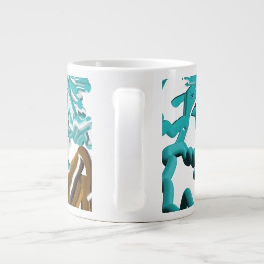 Hirschwinter Jumbo-Tasse (Rückseite)