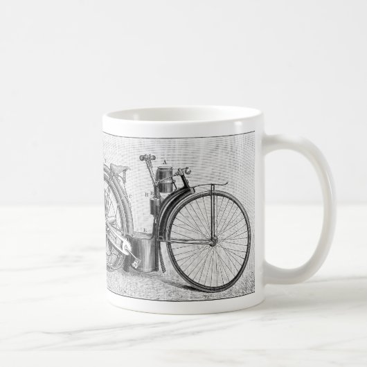Hirse-Motorrad, 1895 Kaffeetasse (Rechts)